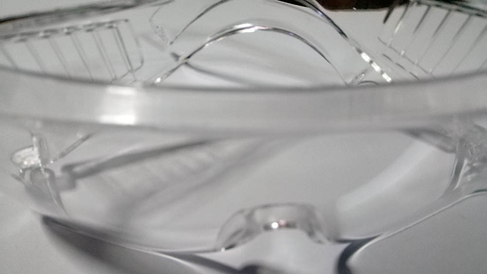 แว่นตาพลาสติกป้องกันสารเคมี