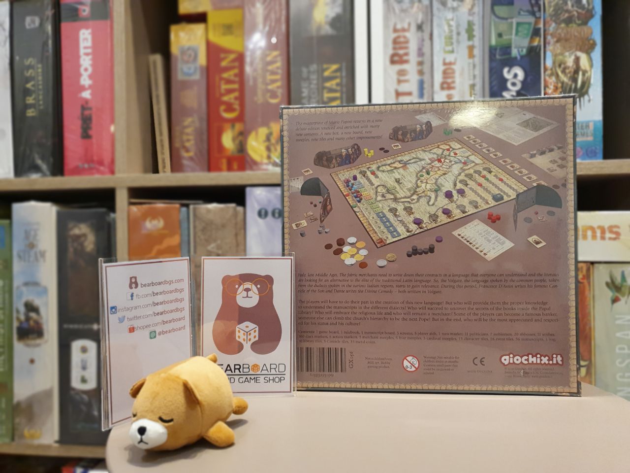 De Vulgari Eloquentia Deluxe Edition (Kickstarter) บอร์ดเกมของแท้