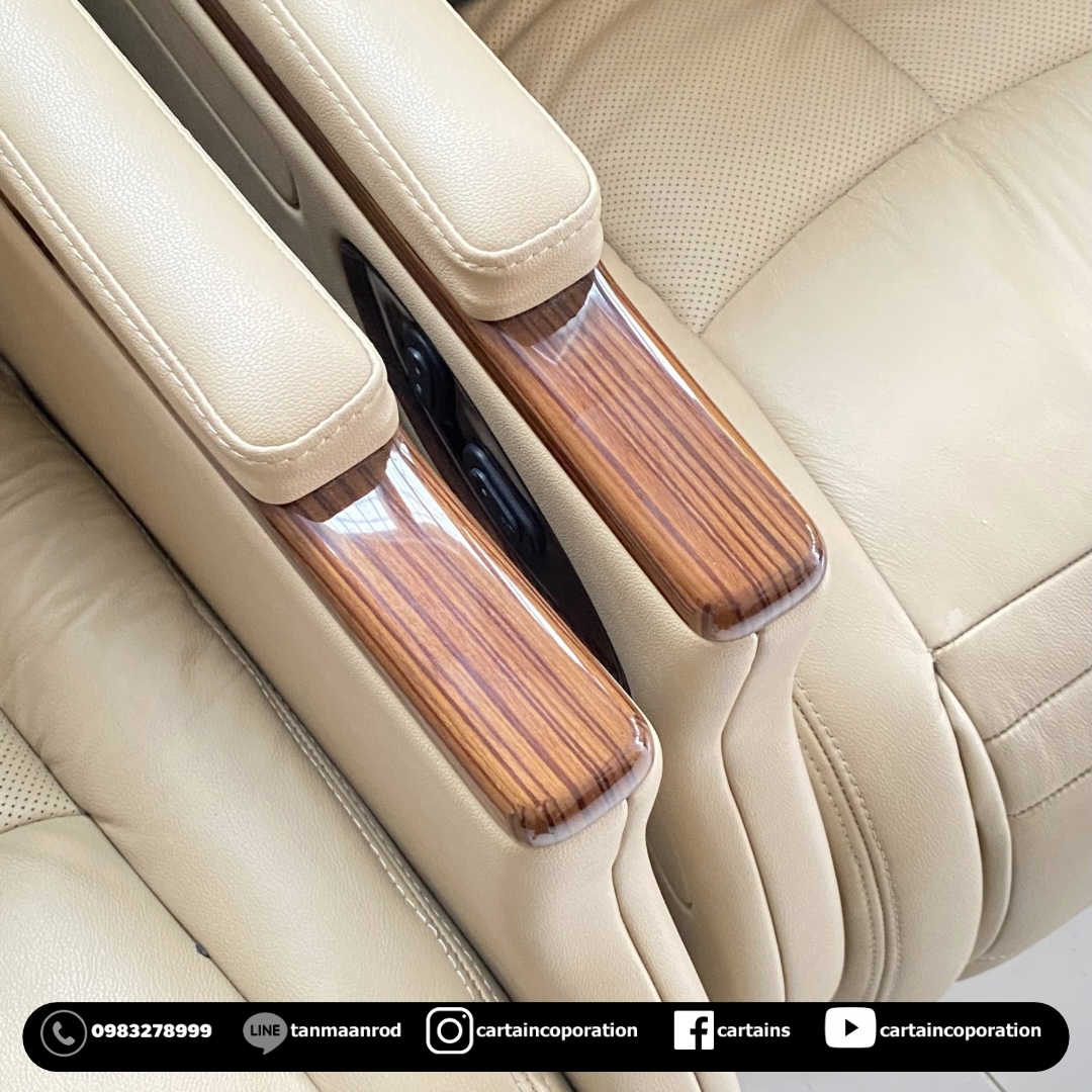 เบาะ VIP งานผลิตในไทย รับประกันความนุ่ม กว้าง นั่งสบาย ระบบไฟฟ้า 4 ทิศทาง เอนหลังรองน่อง ทรงโซฟา ลายไม้แท้