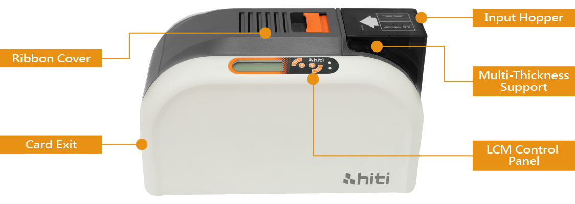 เครื่องพิมพ์บัตรพลาสติก เครื่องพิมพ์บัตรพนักงาน บัตรข้าราชการ บัตรประจำตัว บัตรนักเรียน Card printer direct to card HiTi CS-200E