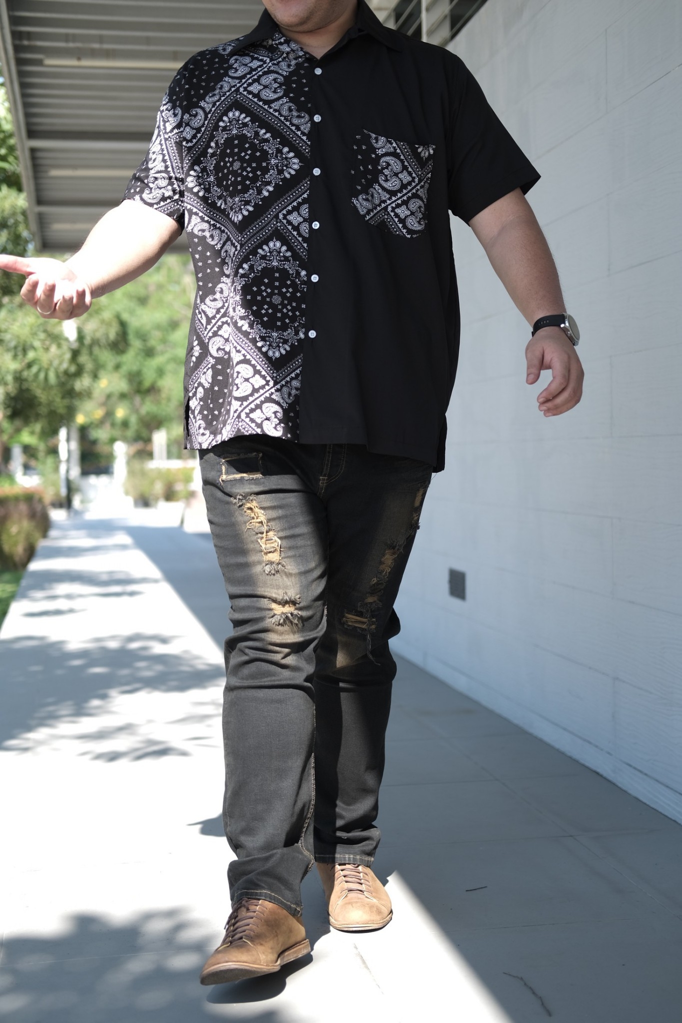 กางเกงยีนส์ ไซส์ใหญ่ ยีนส์เดฟ ผ้ายืด สียีนส์ดำสนิม กางเกงคนอ้วน ผู้ชายอ้วน 40-54" #232 #732