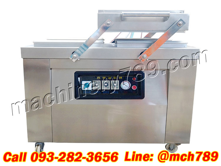 เครื่องซีลสูญญากาศ2หลุม รุ่น600/1500W เครื่องดูดสูญญากาศ เครื่องซีลพลาสติก เครื่องซีลสูญญากาศ เครื่องแพ็คสูญญากาศ เครื่องแพ็คถุง เครื่องแพ็คถุงสูญญากาศ 2-Hole Vacuum Sealer Manual Control Packing Machine