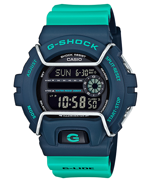 CASIO G-SHOCK รุ่น GLS-6900-2ADR สีฟ้า สินค้าของเเท้ รับประกันศูนย์ CMG