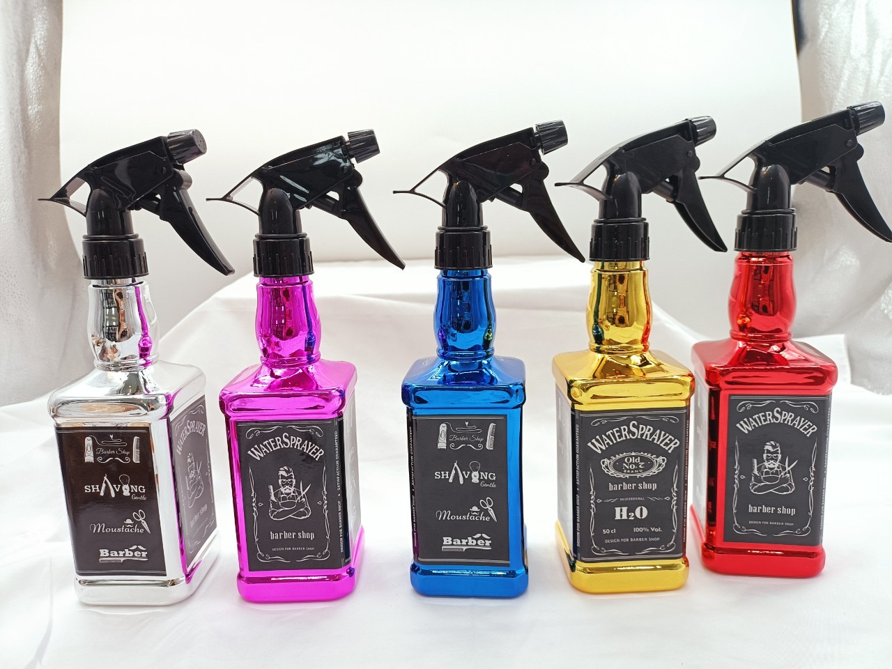 กระบอกฉีด - สีเมทัลลิค สีเงิน ม่วง น้ำเงิน ทอง แดง 500 มิลลิลิตร