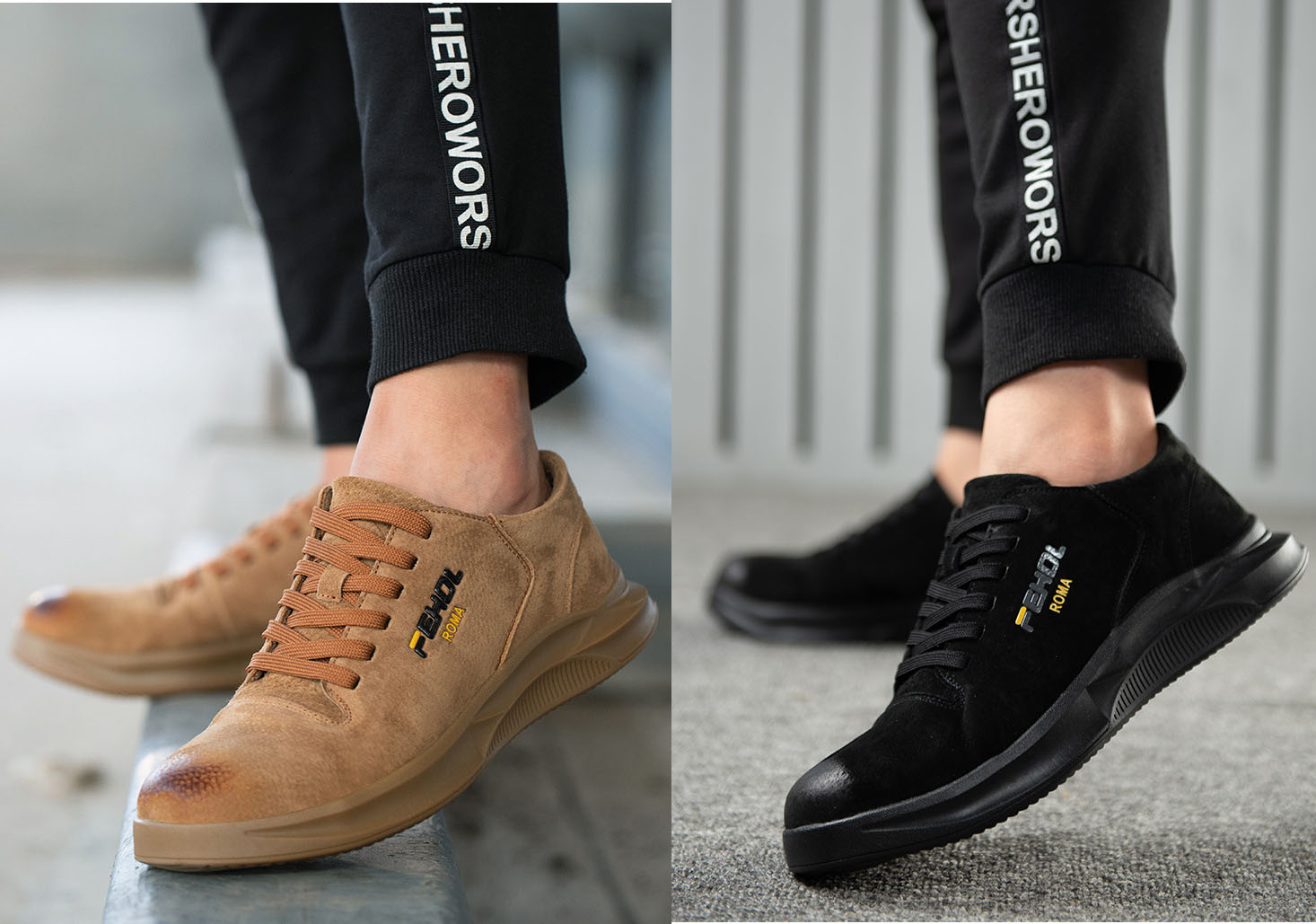 HOT STAR NO.8 รองเท้าเซฟตี้หนังแท้ หัวเหล็ก พื้นเสริมแผ่นเหล็ก พื้นยางกันลื่น