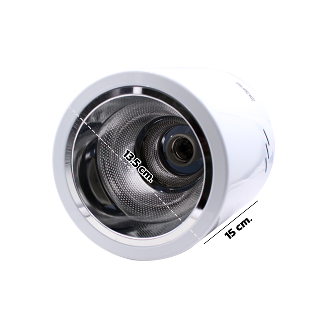 โคมไฟดาวน์ไลท์ติดลอยแบบกลม ขนาด 6" นิ้ว ขั้วE27 รุ่น DJ-601 ยี่ห้อ BEC (สี ขาว)