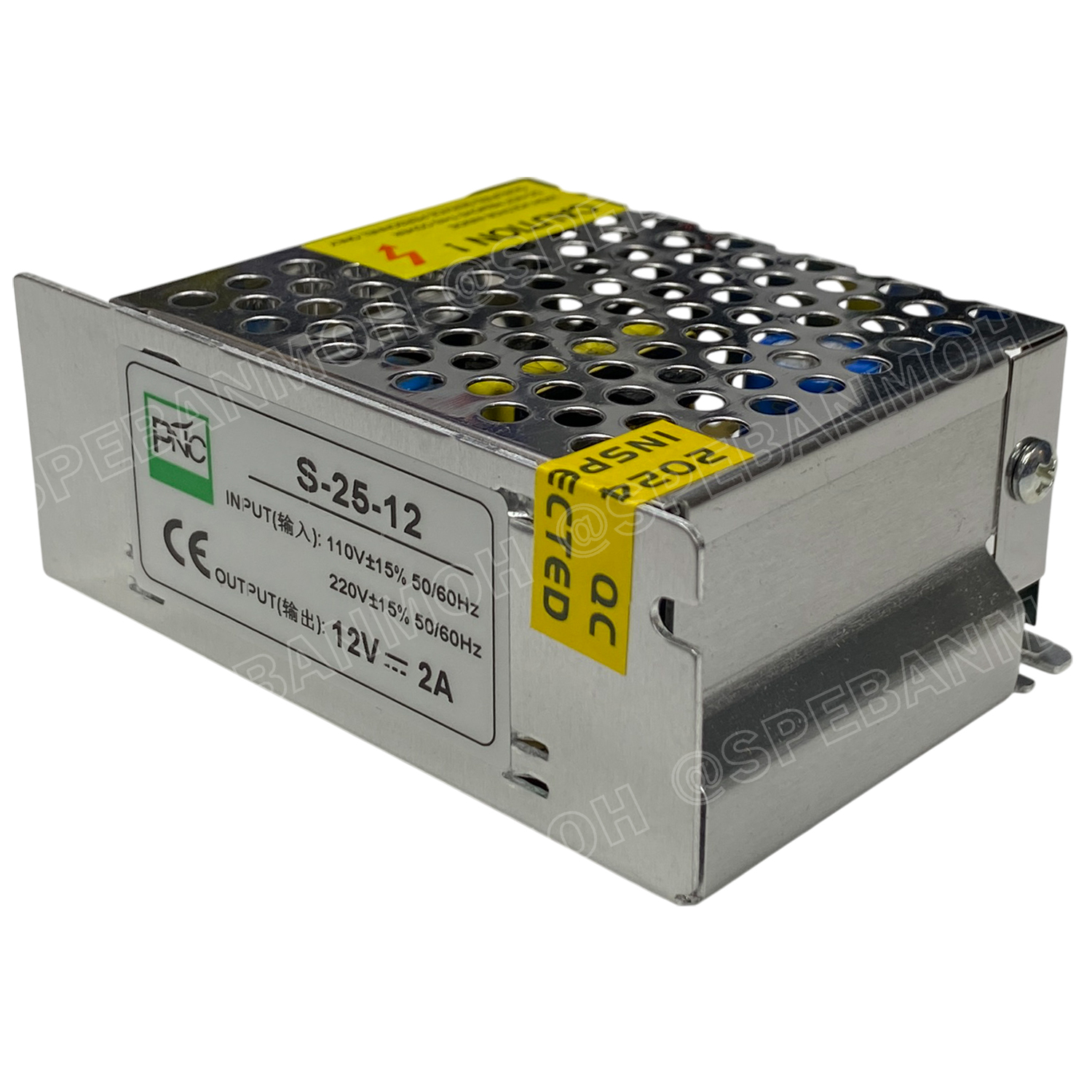 [ 1 ชิ้น ] S-25-12 Switching Power Supply สวิทช์ชิ่ง พาวเวอร์ซัพพลาย 25W 12V 2A Switching Power Supply 12VDC 25วัตต์ แหล่งจ่ายไฟ แบบสวิตชิ่ง 12 โวลต์ ซัพพลายจ่ายไฟ Output 12VDC เพาเวอร์ซัพพลาย โวลต์ ดีซี ตัวแปลงไฟ หม้อแปลง ไฟเข้า 110V / 220V AC to 12V DC