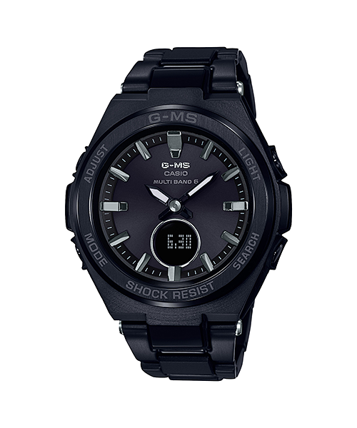 CASIO BABY-G รุ่น MSG-W200CG-1AJF สีดำ สายสแตนเลส สินค้าใหม่ ของแท้ รับประกันศูนย์ CMG