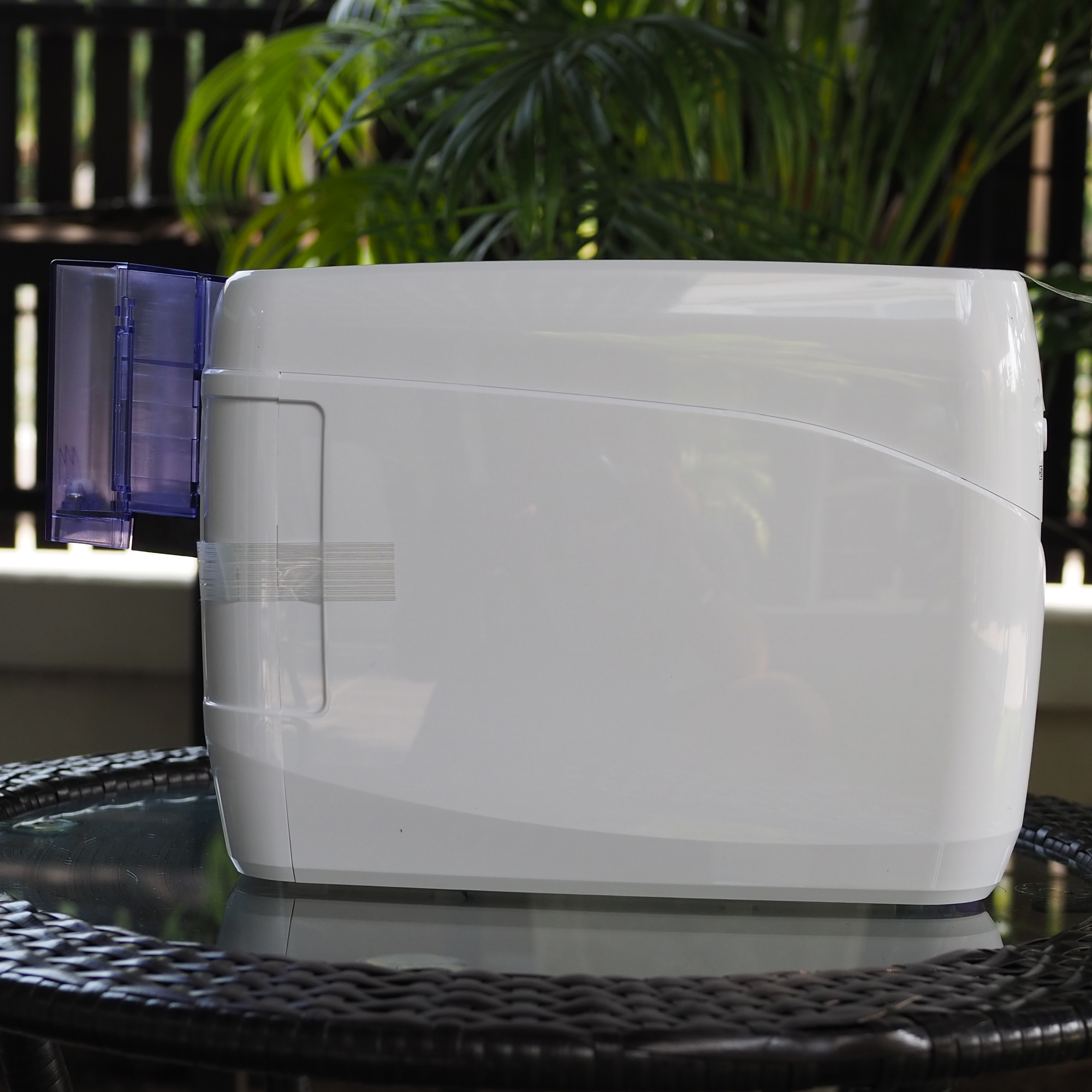 Pointman เครื่องพิมพ์บัตรพลาสติก เครื่องพิมพ์บัตรพนักงาน บัตรข้าราชการ บัตรประจำตัว บัตรนักเรียน Card printer Nuvia N20 Dual พิมพ์สองด้านอัตโนมัติ