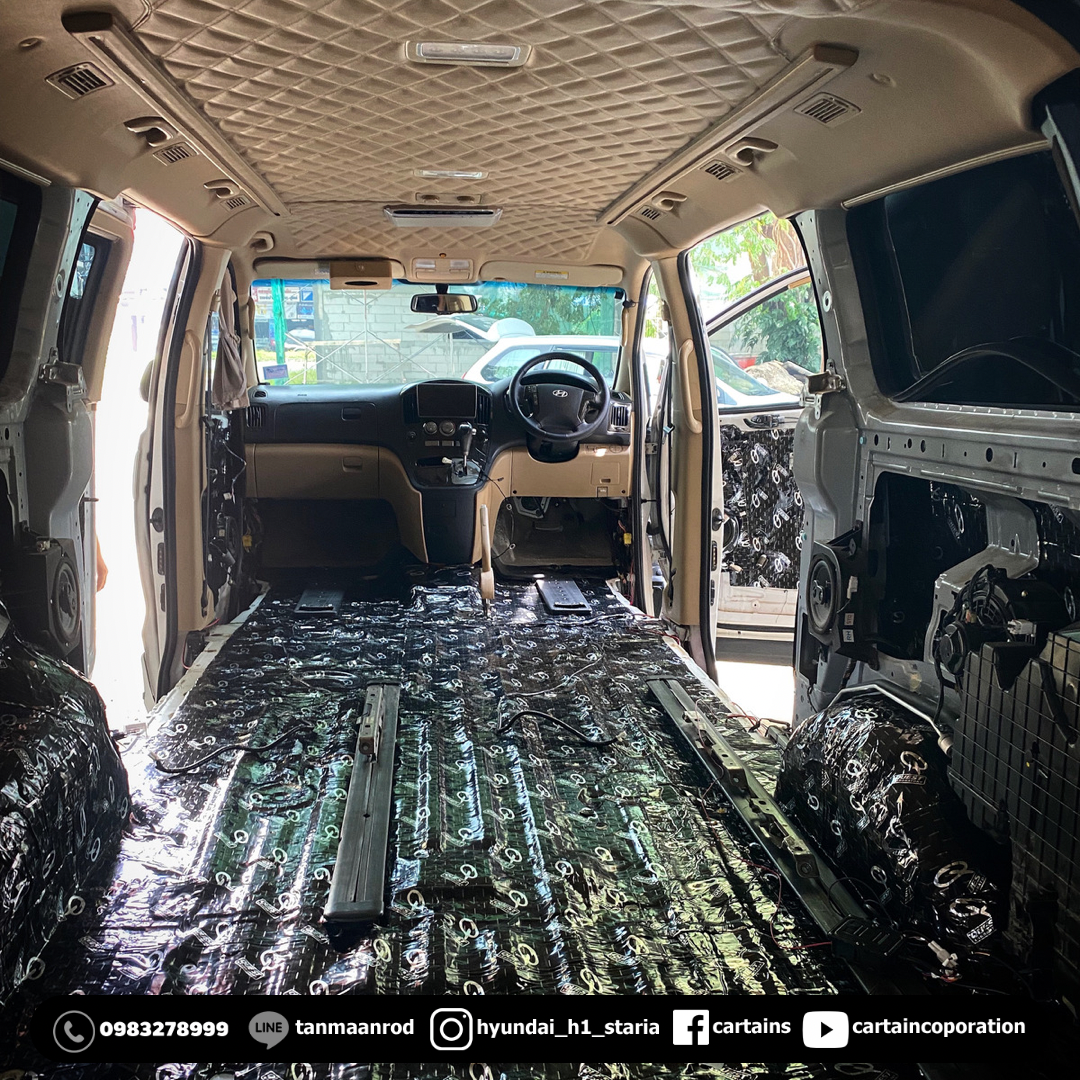 HYUNDAI H-1 STAREX [สคัฟเพลท + ผ้าม่าน + แดมป์ + หุ้มหลังคา]