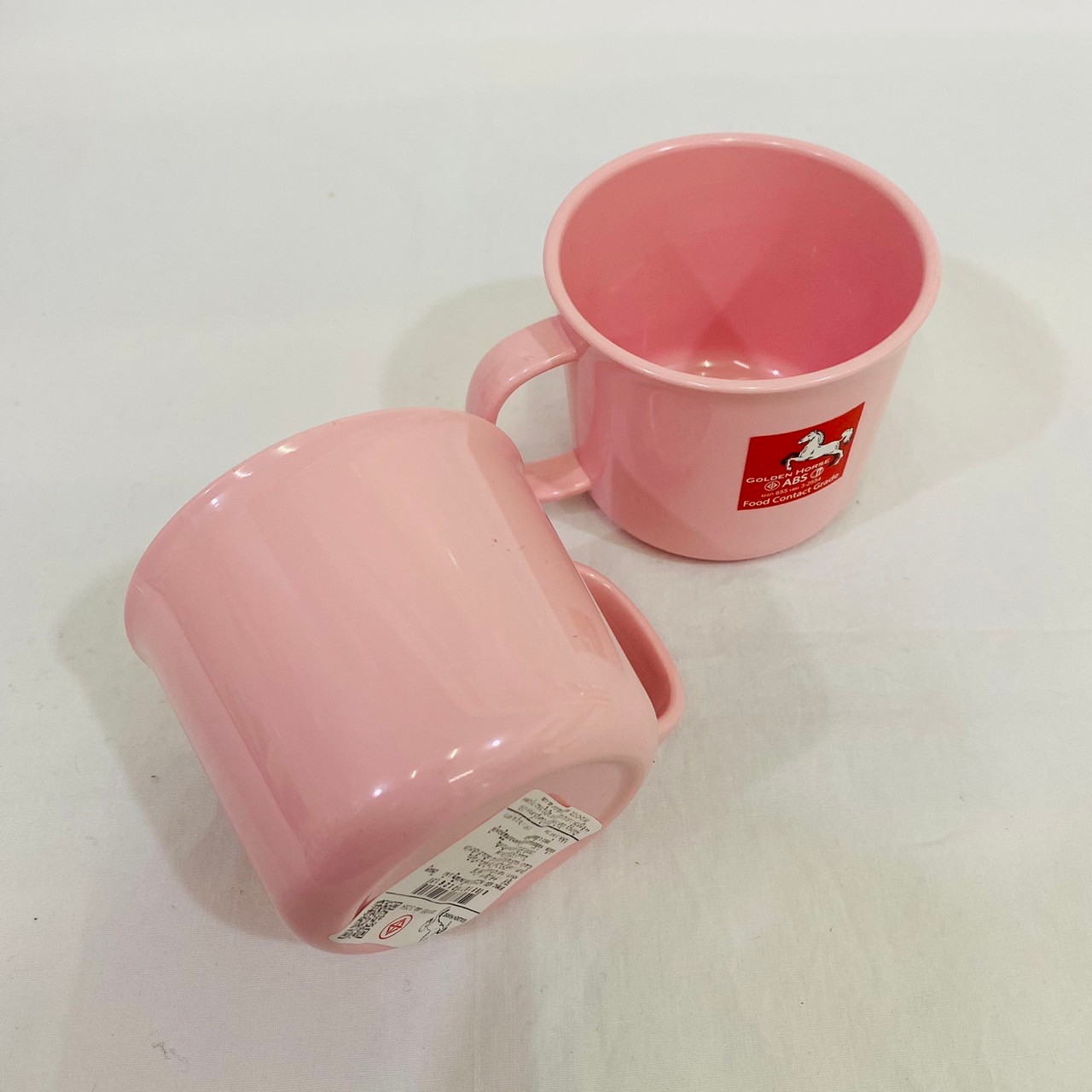 แก้วน้ำเมลามีนมีหู ABS-AC2392-3นิ้ว /คละสี