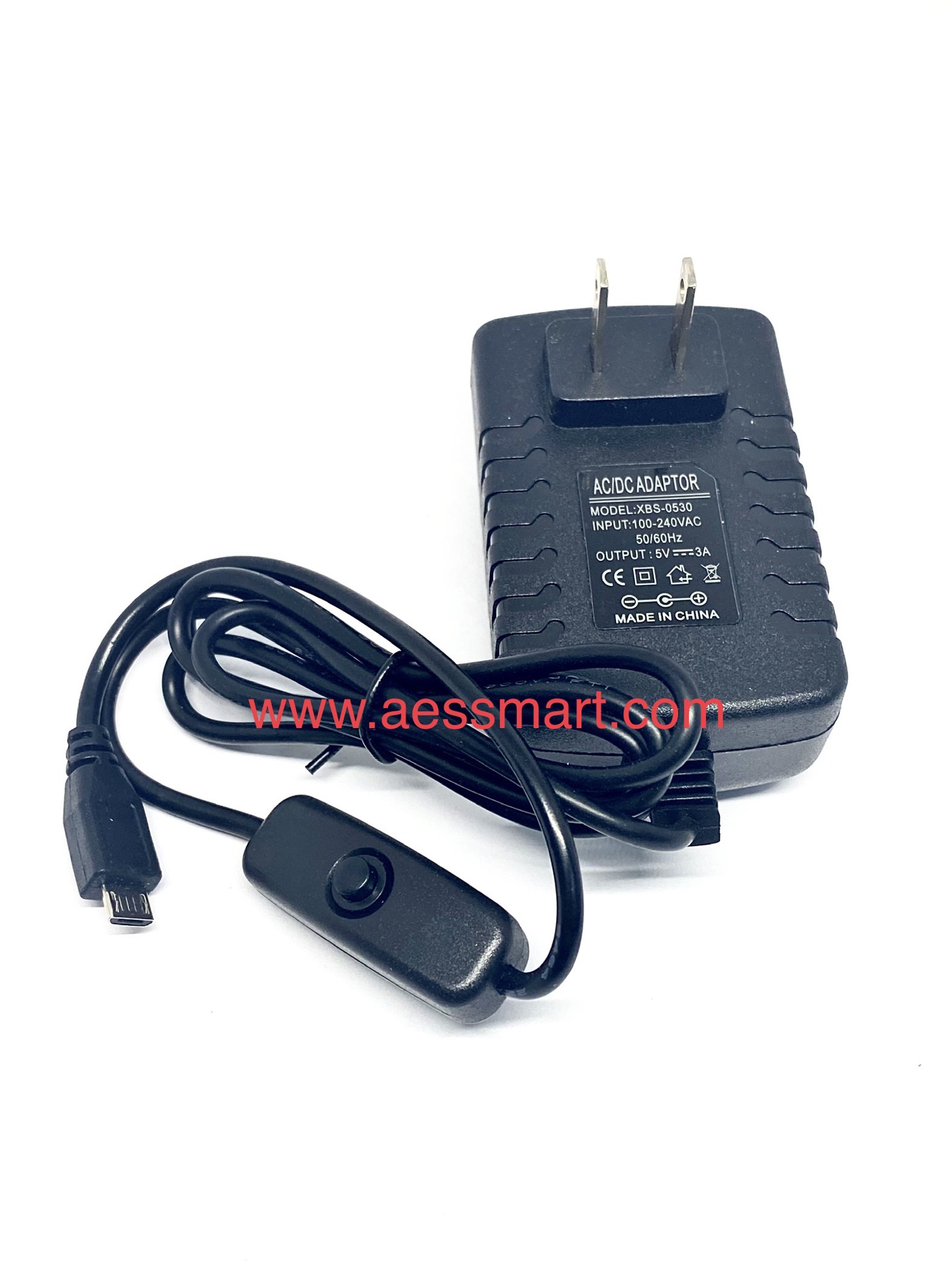 S2283 : Adapter 5V 2-3A Micro USB with Switch on/off