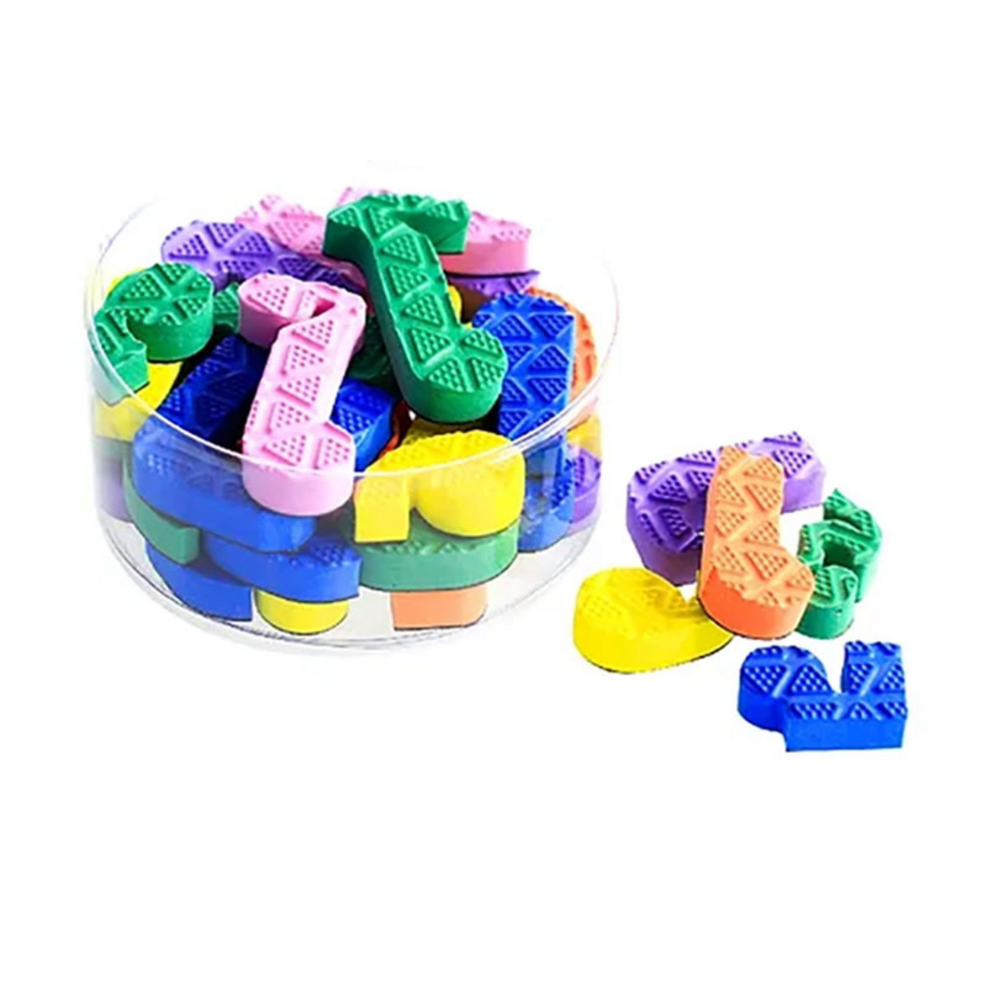 โฟมยาง ASTA อักษรแม่เหล็ก พยัญชนะไทย ก-ฮ / พยัญชนะอังกฤษ A-Z / ตัวเลขอาราบิก 0-9 / ตัวเลขไทย ๐-๙ / สระภาษาไทย