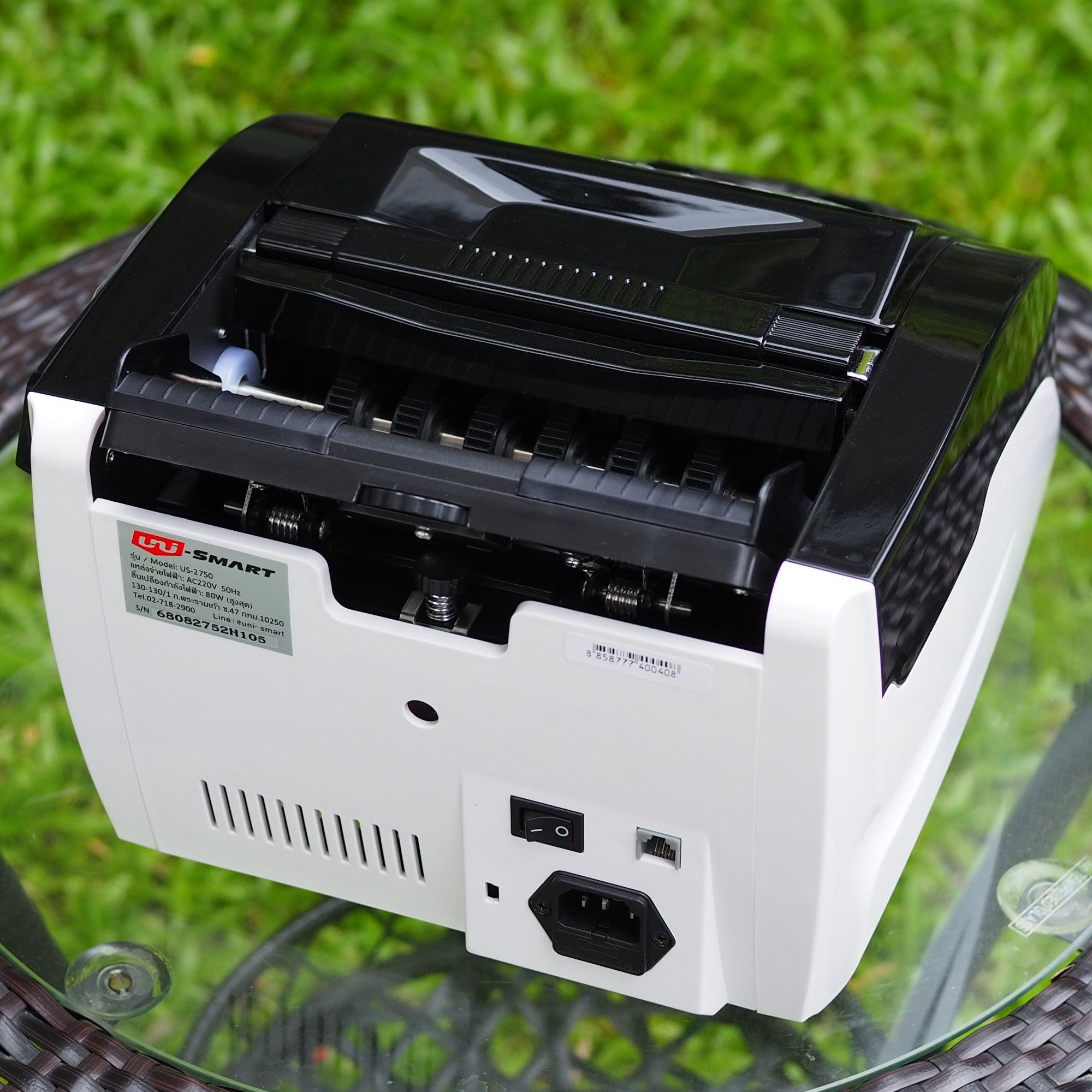 Uni-SMART เครื่องนับธนบัตร เครื่องนับเงิน เครื่องนับแบงค์ ตรวจธนบัตรปลอม US-2750