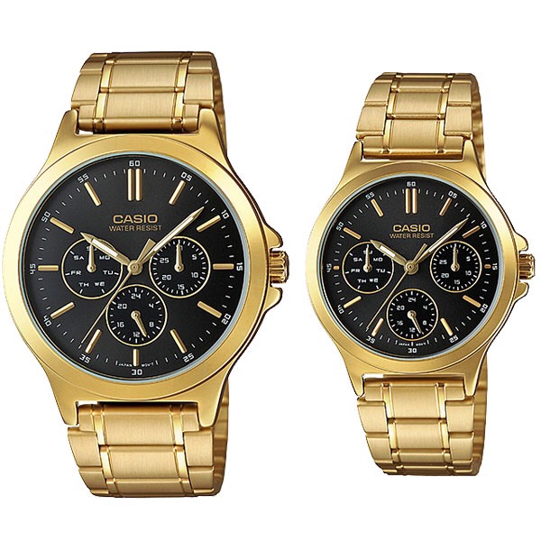 CASIO Standard รุ่น MTP-V300G-1A & LTP-V300G-1A สีทอง สินค้าของเเท้