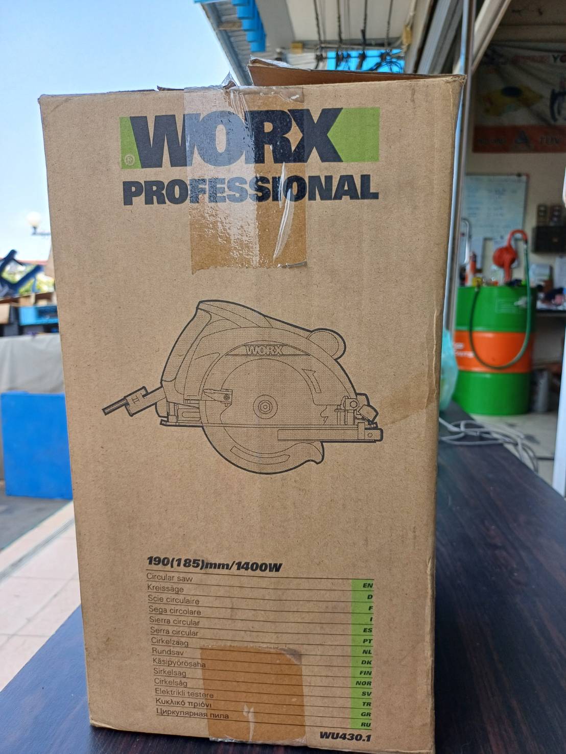 WORX เลื่อยวงเดือน 7" WU430.1