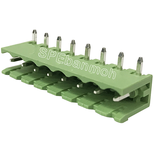 [ 2ชิ้น ] GTB-PCBR-8P-เทอร์มินอลเขียว ผู้ ลงปริ้น 8ขา