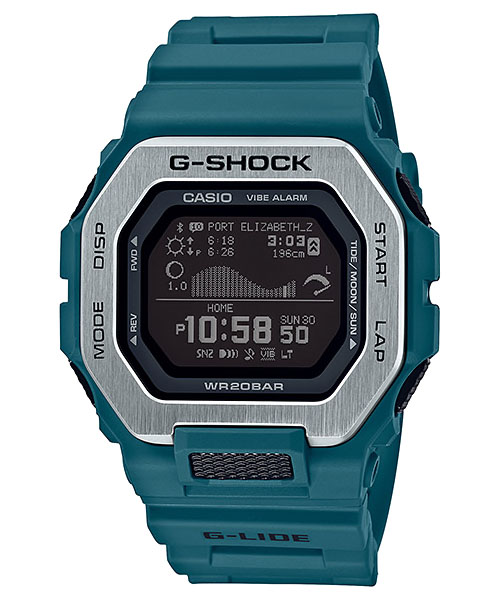 CASIO G-SHOCK รุ่น GBX-100-2DR สีฟ้าอมเขียว สินค้าของเเท้ รับประกันศูนย์ CMG