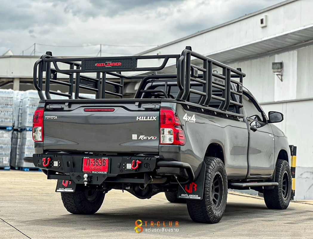 ชุดแต่งรอบคันกันชนเหล็ก REVO 2020+ ตัวสูง หัวเดี่ยว