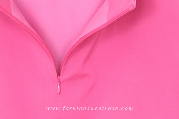 SK-293 กระโปรงแฟชั่น&ทำงาน ทรงสอบ ผ้าไหมอิตาลีสีชมพู Pink Candy