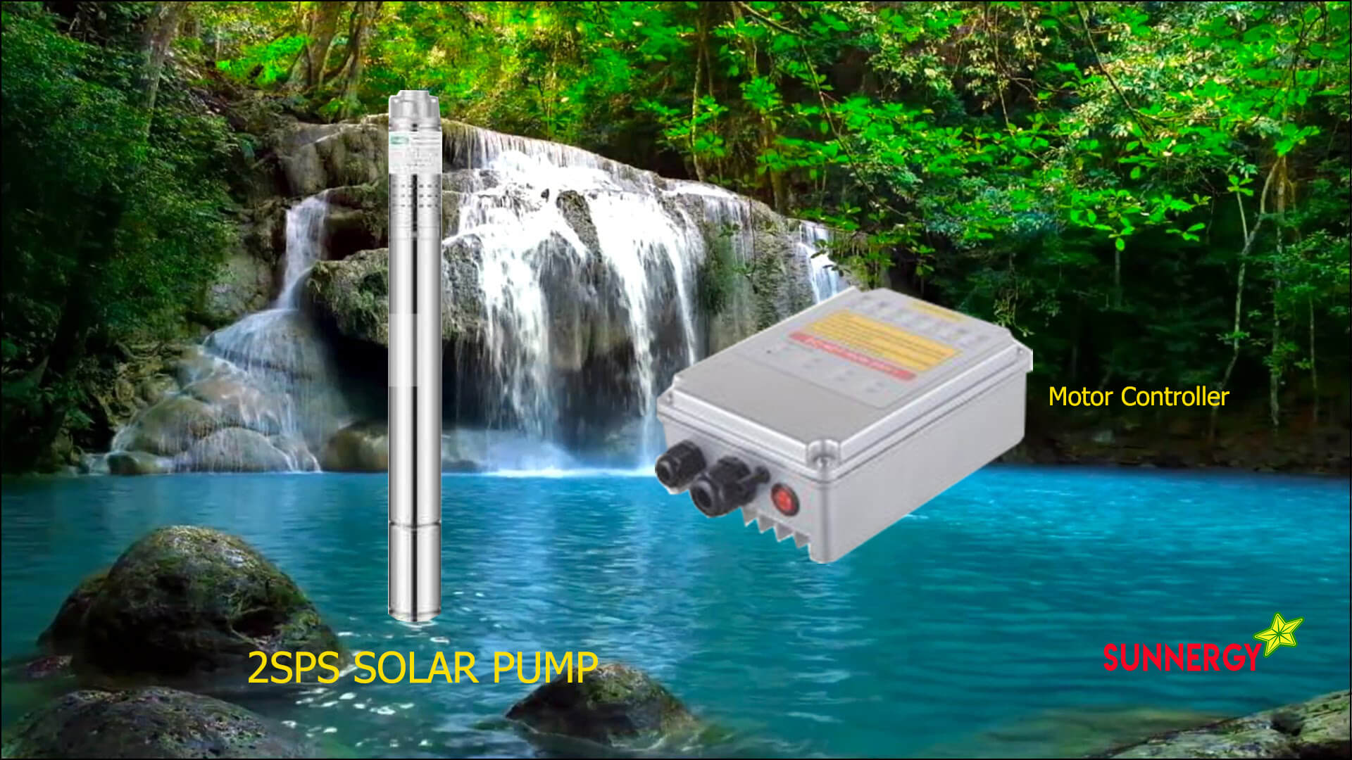 ปั๊มน้ำบาดาล STC-2SPS SOLAR PUMP