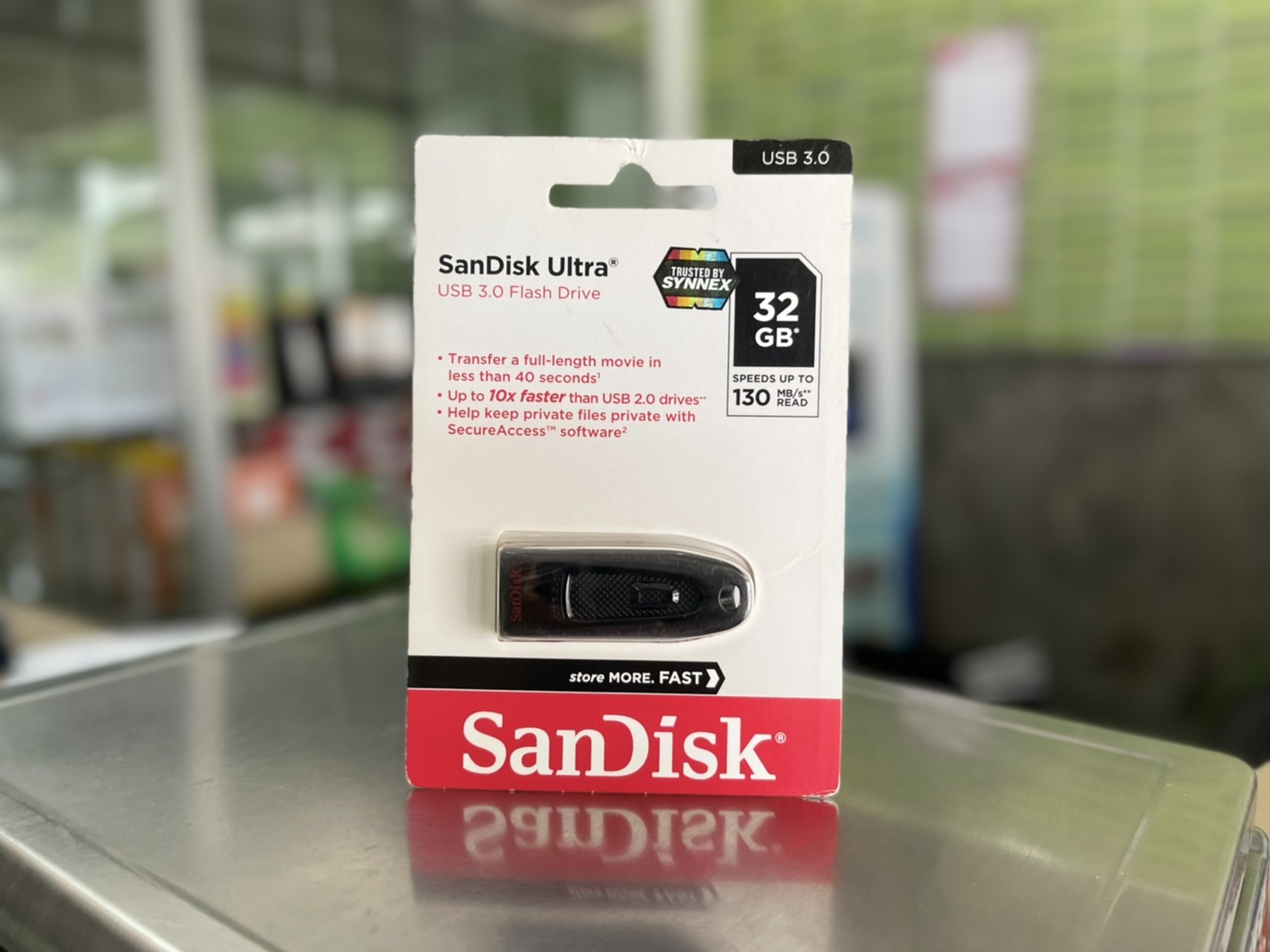 แฟลชไดร์ฟ SanDisk Ultra Fit™ USB 3.0 (SDCZ48) รับประกัน 5 ปี