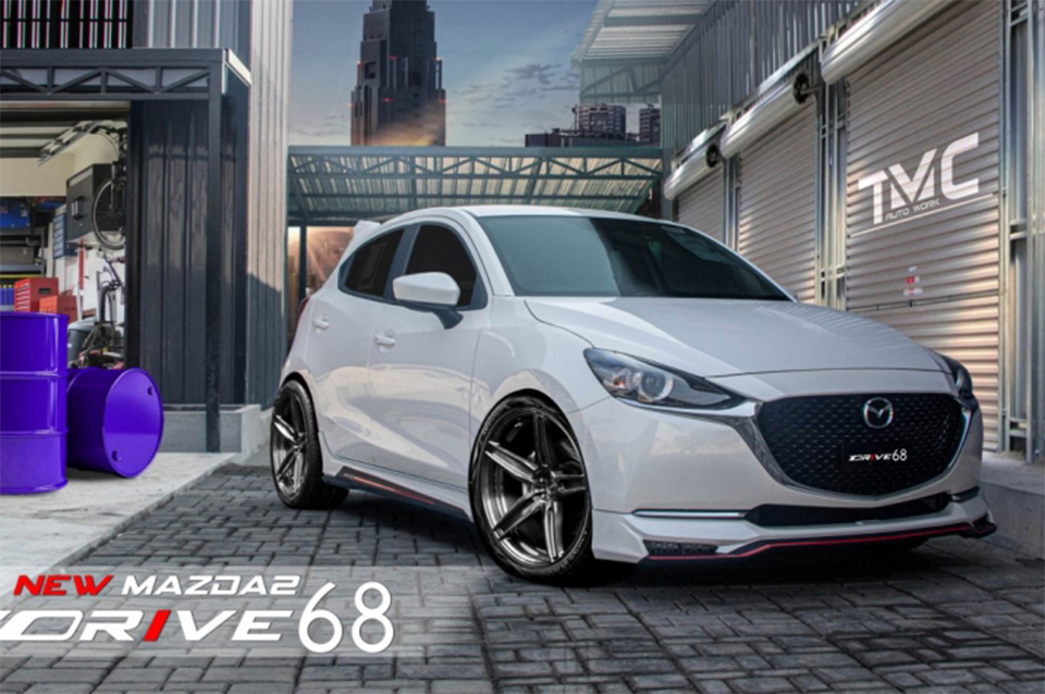 ชุดแต่งรอบคัน DRIVE 68 MAZDA 2 2020 (5 ประตู)