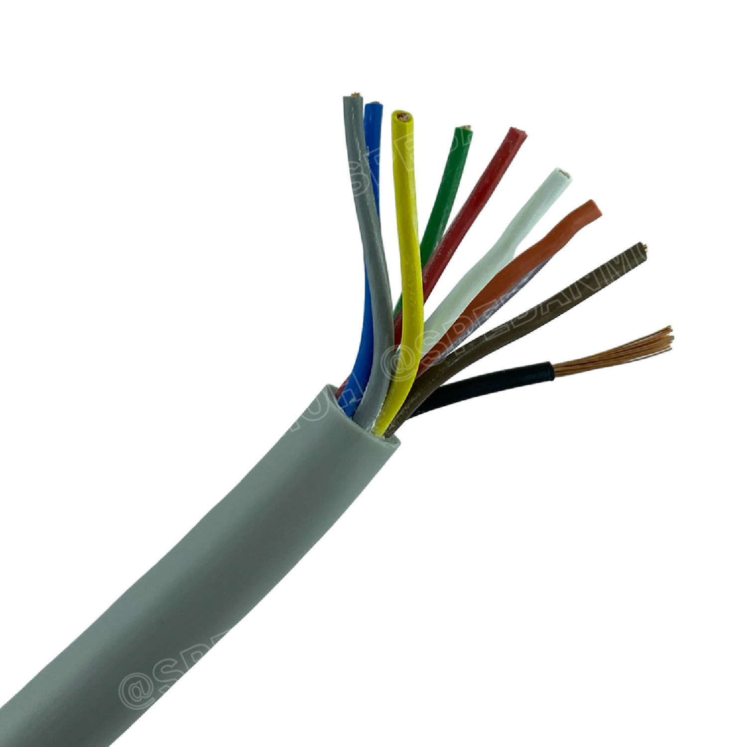 [ 100 เมตร ] SJK 10C x 1.0 Sq.mm. สายมัลติคอร์ 10 คอร์ Multicore Cable สาย AV Control Cable SJK สาย คอนโทรล 1.0 sq.mm. Multi Core Cable 1.0 mm² Control Signal Power Control Cable Control Wire สายคอนโทรล สายมัลติคอ สายสัญญาณ สายคอนโทรล เบอร์ 1.0 มม²