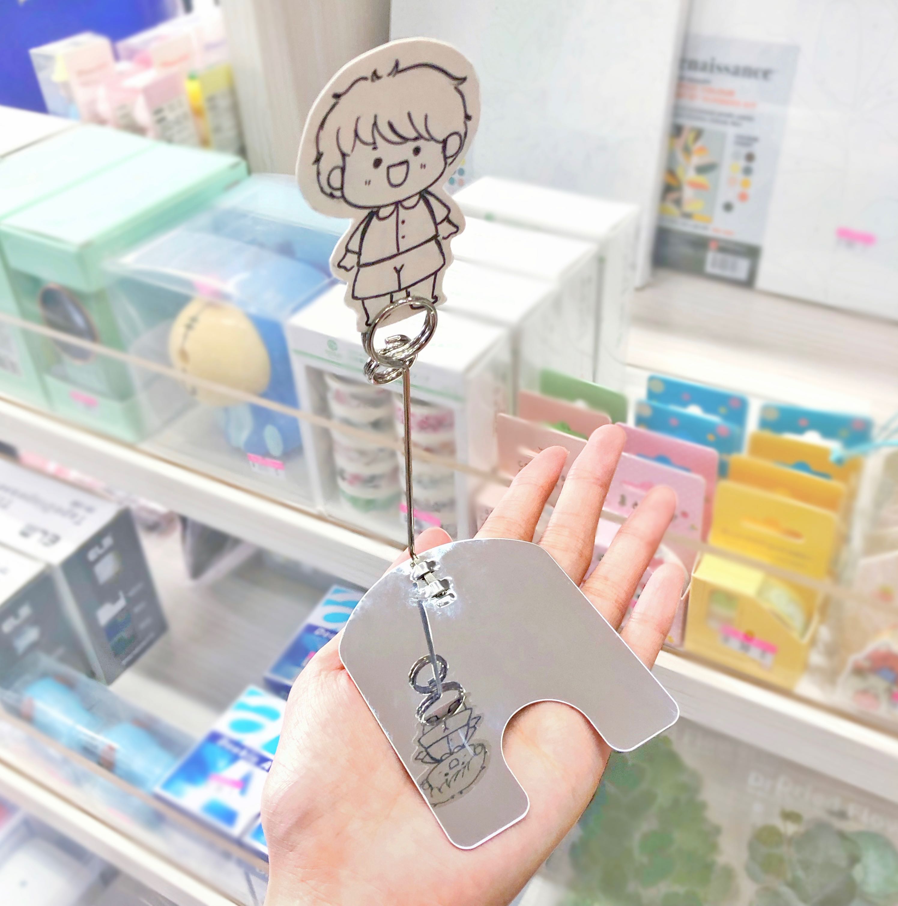 ที่หนีบป้าย คลิปหนีบป้าย POP ที่หนีบป้ายราคา แบบเหล็ก รุ่น JK09 สีเงิน / สีทอง WAKU