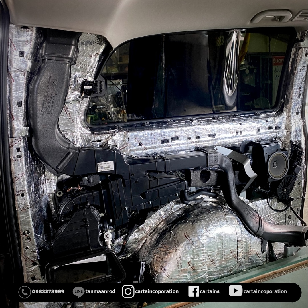 แดมป์เก็บเสียง ลดเสียงภายนอก Benz vito