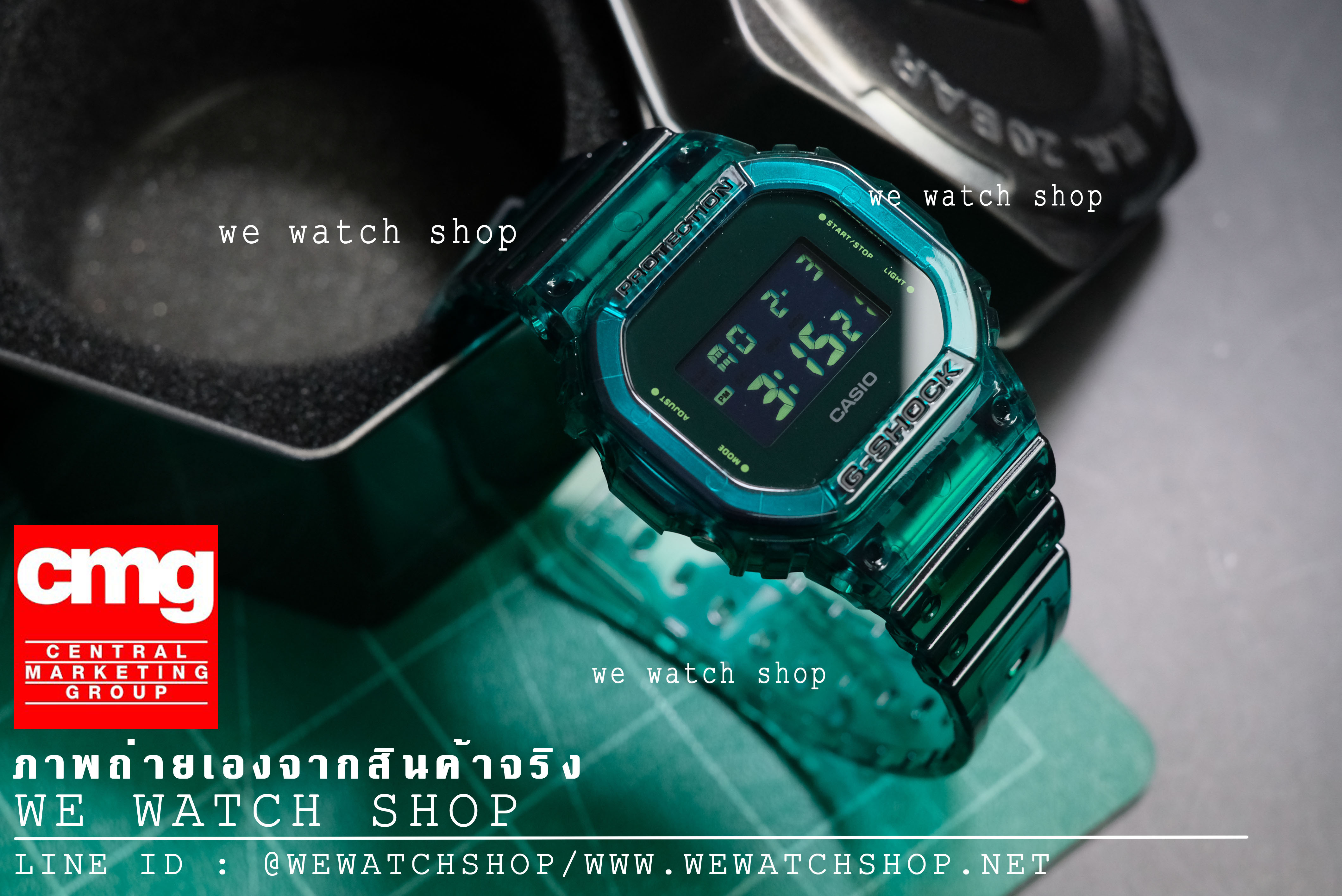 CASIO G-SHOCK รุ่น DW-5600SB-3DR สีเขียว สินค้าใหม่ ของแท้ รับประกันศูนย์ CMG