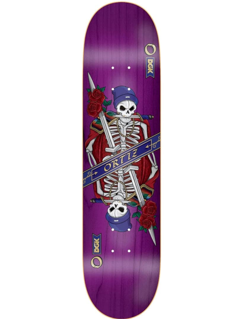 DGK Kingdom Ortiz Skateboard Deck 8.1"