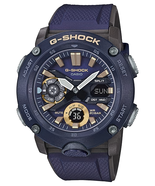CASIO G-SHOCK รุ่น GA-2000-2ADR สีน้ำเงินเข้ม สินค้าใหม่ ของแท้ รับประกันศูนย์ CMG