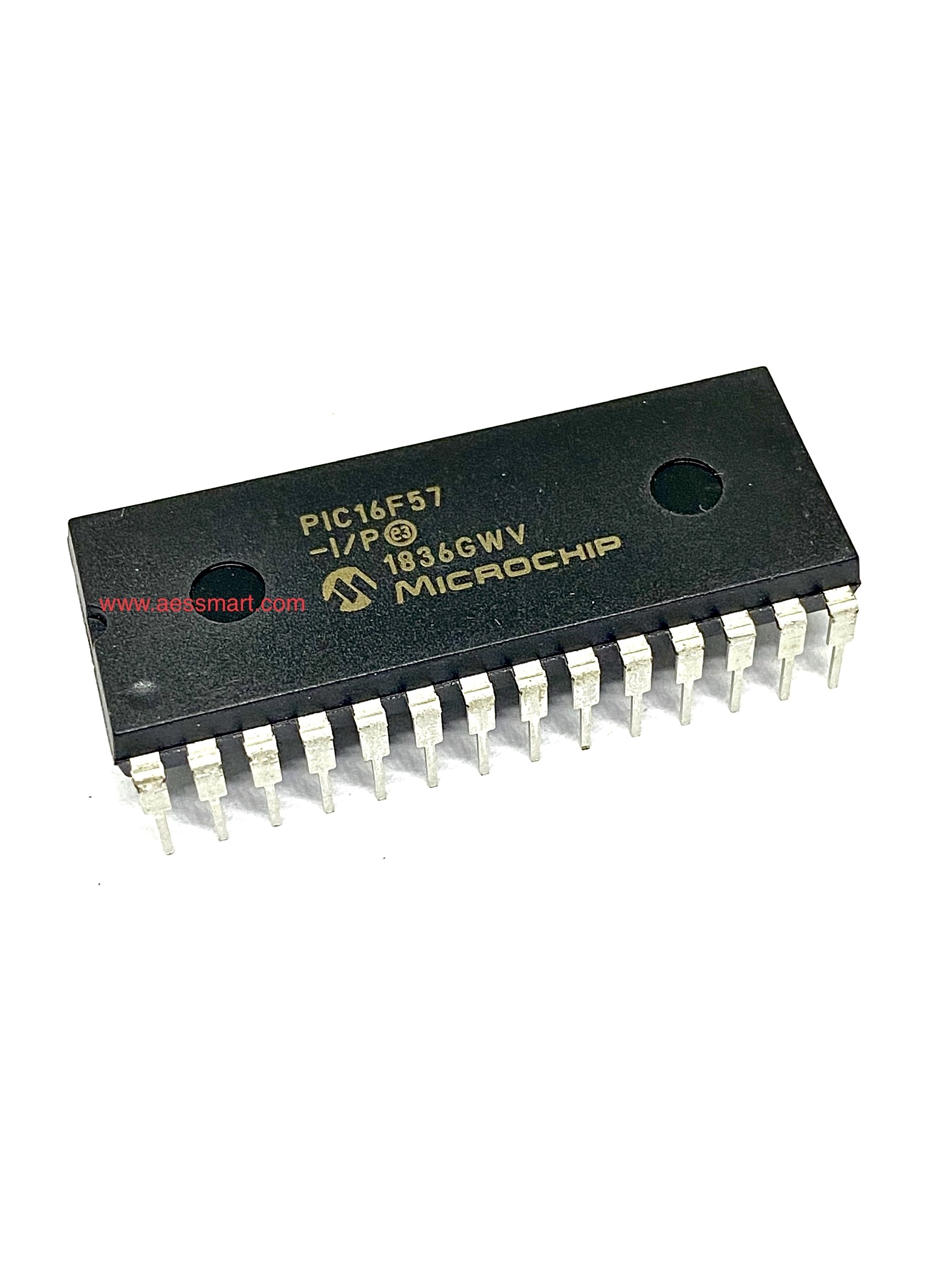 PIC16F57-I/P : 28 Pin, 8 Bit Cmos Flash MCU 3Kbyte