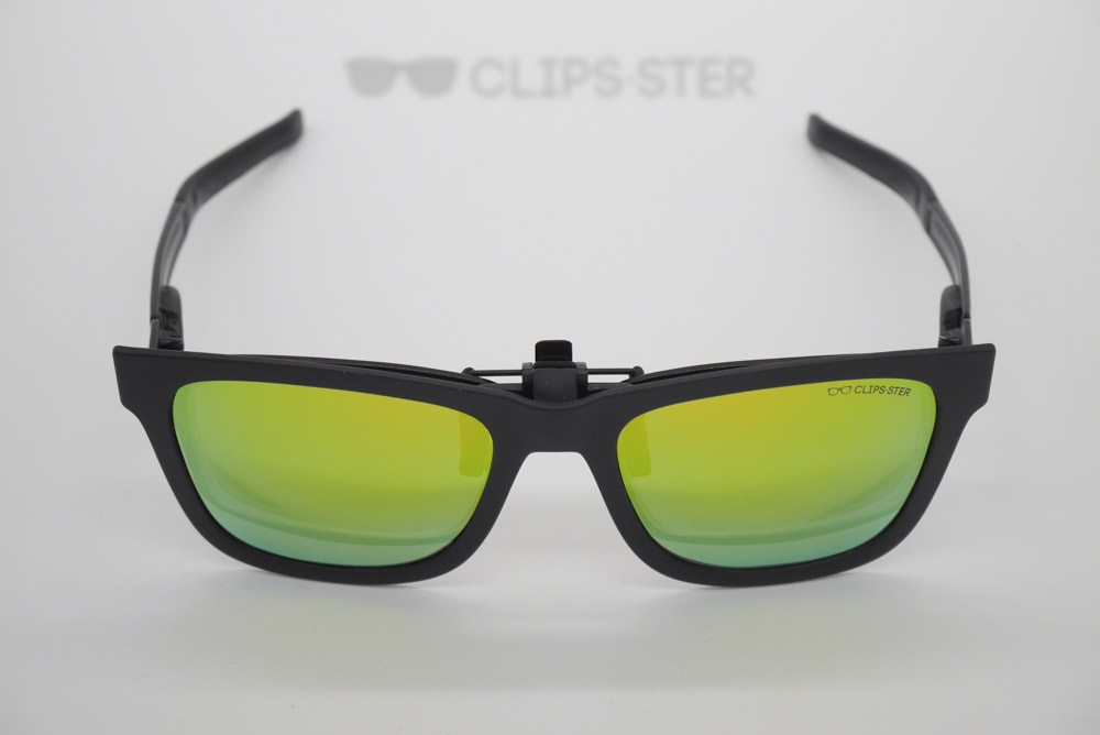 คลิปออนกันแดด Clipsster รุ่น Wayster O Signature Edition กรอบดำเลนส์ปรอทส้ม