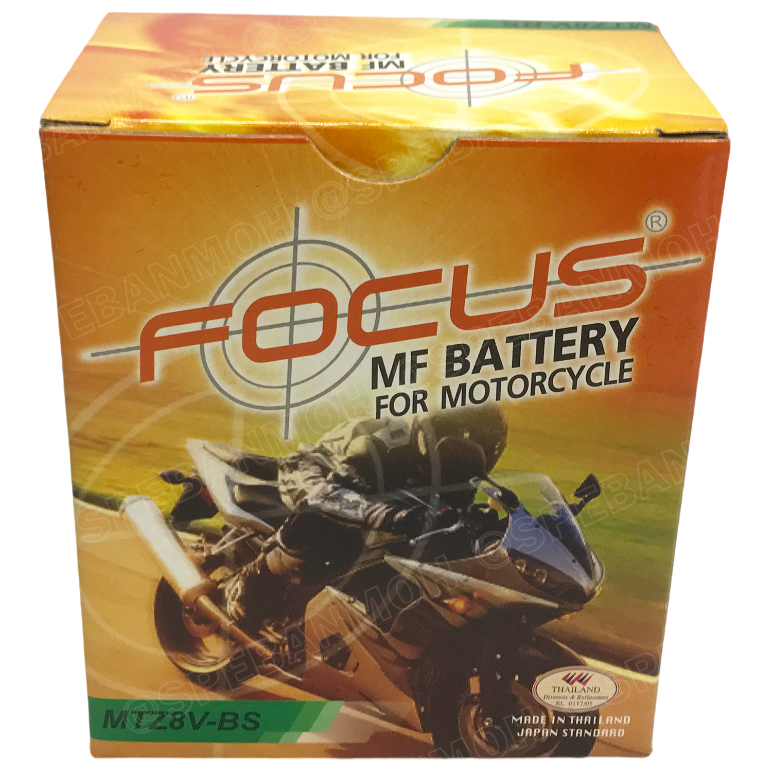 [ 1 ลูก ] MTZ8V-BS MTZ Battery 12V 8A Focus โฟกัส แบตเตอรี่แห้ง สำหรับมอเตอร์ไซต์ 12V 8.0A แบต UPS ไฟฉุกเฉิน แบตเตอรี่มอเตอร์ไซค์ แบตมอไซต์ MF BATTERY FOR MOTORCYCLE แบตUPS Valve Regulated Lead Acid Battery แบตเตอรี่ชนิดแห้ง
