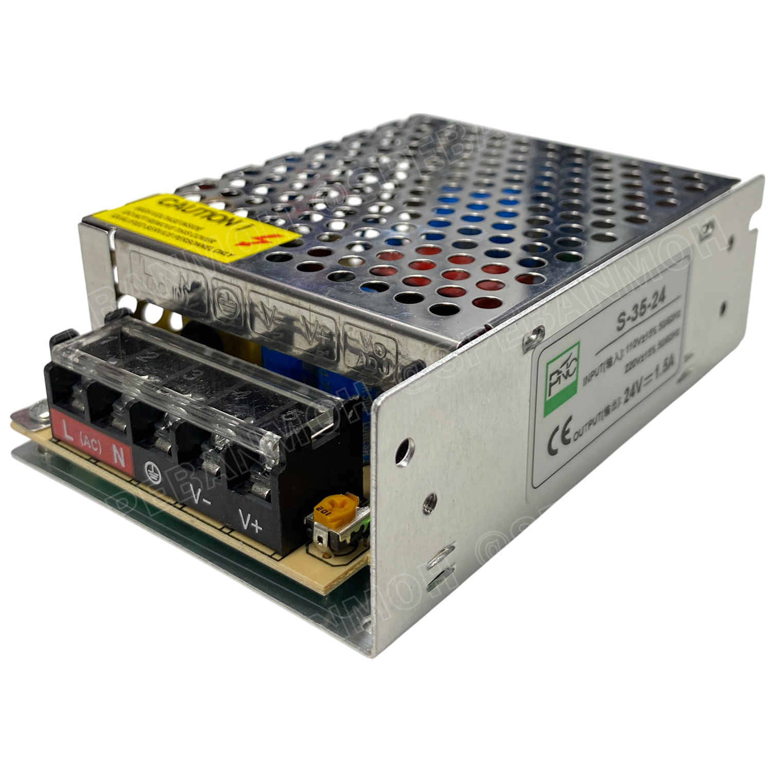 [ 1 ชิ้น ] S-35-24 Switching Power Supply สวิทช์ชิ่ง พาวเวอร์ซัพพลาย 24V 1.5A 35W Switching Power Supply 35วัตต์ แหล่งจ่ายไฟ แบบสวิตชิ่ง 24 โวลต์ ซัพพลายจ่ายไฟ Output 24VDC เพาเวอร์ซัพพลาย โวลต์ ดีซี ตัวแปลงไฟ หม้อแปลง ไฟเข้า 110V / 220V AC to 24V DC