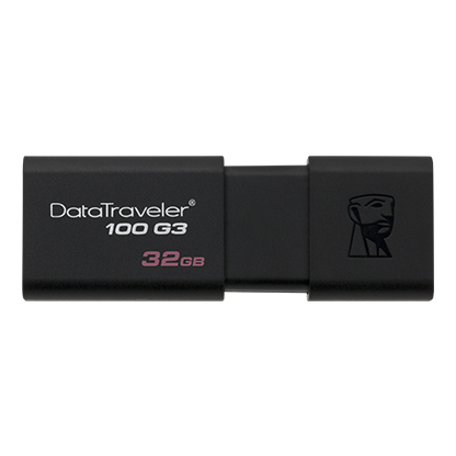 (DT100G3/32GB-3P) Kingston 32GB DataTraveler 100G3 USB 3.1 Flash Drive แพคสุดคุ้ม