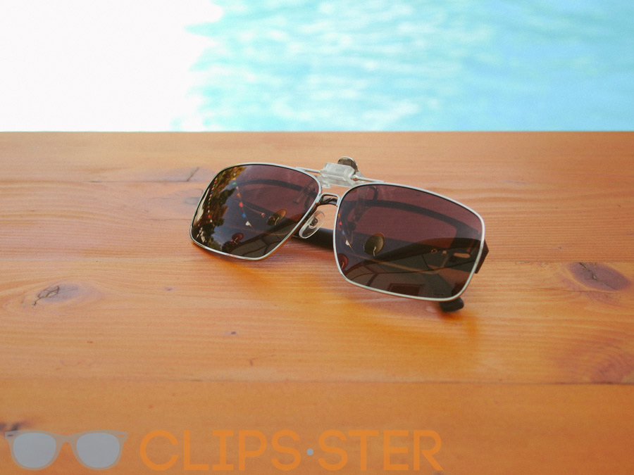 คลิปออนกันแดด Clipsster รุ่น Trapster เลนส์น้ำตาล