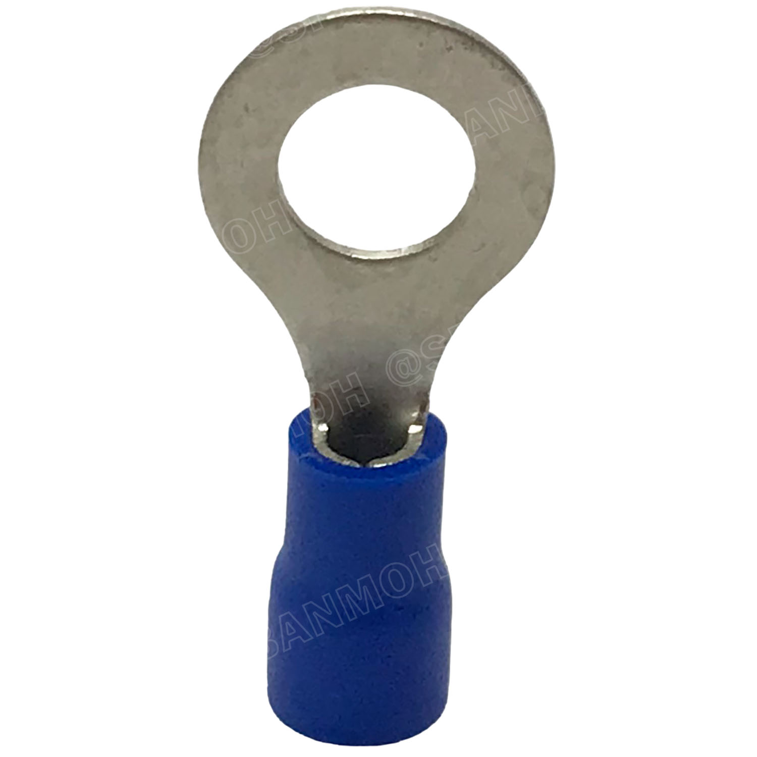 [ 100 ตัว/ถุง ] RV2-6 สำหรับสาย 1.5-2.5 sq.mm 16-14AWG หางปลากลม หางปลาหุ้มฉนวน เทอร์มินอล หางปลาย้ำสายไฟ หางปลา หางปลากลมหุ้ม หางปลาแฉก Terminal Crimping หางปลา กลมหุ้ม หางปลาต่อสาย ขั้วต่อสายไฟ หางปลาวง หางปลา RV Spade Terminal หางปลากลมหุ้มฉนวน