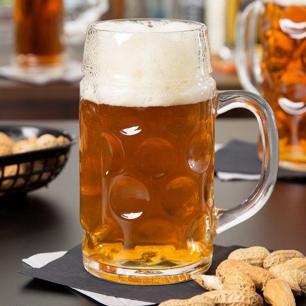 Libbey Oktoberfest Mug Beer Glass 34 oz./ 1000 ml