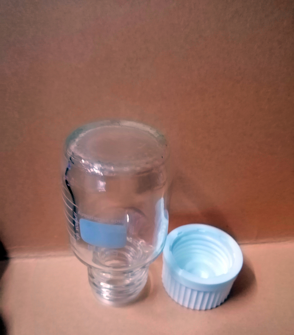 ขวดแก้วบรรจุสารเคมีขนาด 50 ml.