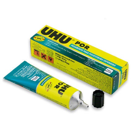 กาว UHU POR กาวติดโฟม เนื้อใส กันน้ำ ปริมาณ 50 ml.