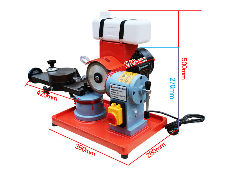 เครื่องลับใบเลื่อยวงเดือน รุ่น870 พร้อมมอเตอร์550W/220V เครื่องลับใบเลื่อย เครื่องลับคมใบเลื่อย เครื่องลับคมใบเลื่อยวงเดือน Circular Saw Blade Sharpening Machine / Blade Grinder for Circular Saw Blades