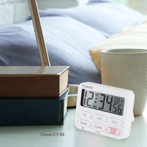 นาฬิกาจับเวลา สีขาว รุ่น CT-50 Digital Clock Timer รับประกันศูนย์ไทย