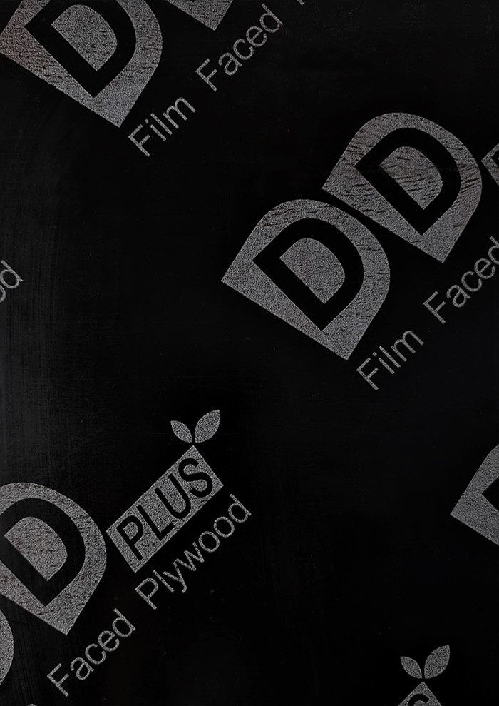 ไม้อัดเคลือบฟิล์มดำ สกรีน DD Plus