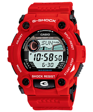 CASIO G-SHOCK รุ่น G-7900A-4DR สีเเดง สินค้าของเเท้ รับประกันศูนย์ CMG