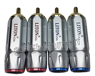 หัว RCA ยี่ห้อ LITON RCA-LT-030 หัวปลั๊ก RCA LITON (RCA Plug)