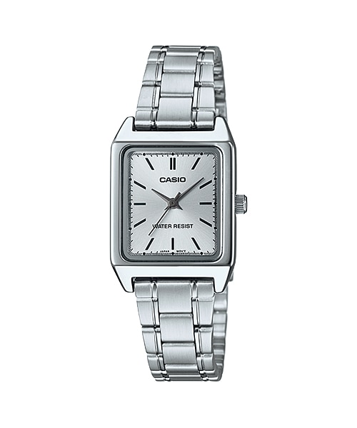 CASIO Standard รุ่น LTP-V007D-7EUDF สีเงิน หน้าจอขาว สินค้าของเเท้ รับประกันศูนย์ CMG
