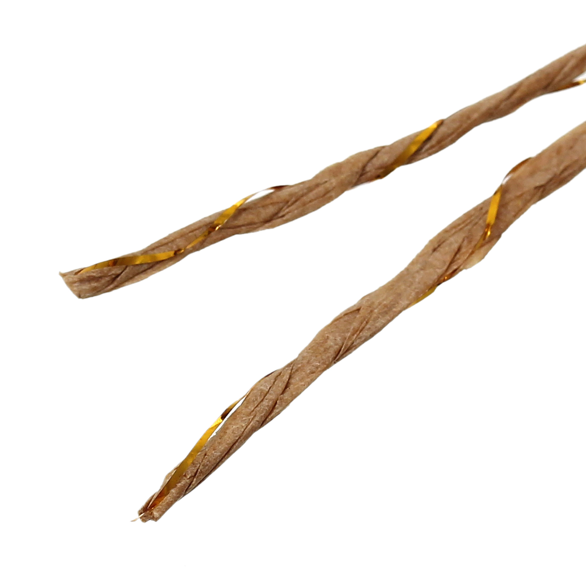 เชือกกระดาษสีน้ำตาล สำหรับทำเครื่องประดับ ขนาด 2.0มม. 1ม้วนประมาณ 68เมตร